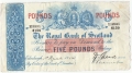 Royal Bank Of Scotland To 1967 5 Pounds, 10. 4.1941